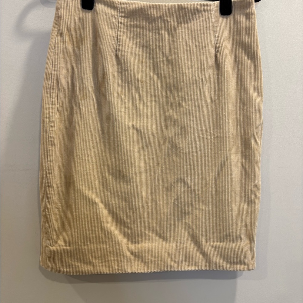 Anthropologie Maeve Super Wale Cotton Corduroy Skirt Size 4